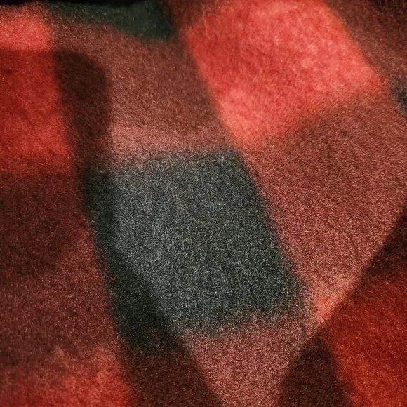 Wrangler NWT Womems Buffalo Plaid Sherpa Sweater 1/4 Zip Size XL - Picture 8 of 14